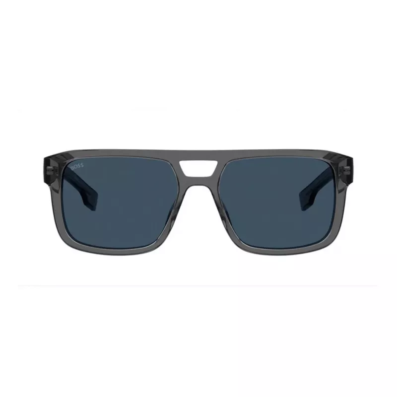 BOSS BOSS1648SKB7 Saulesbrilles Havana Brūnas Kvadrātveida Acetāts Vīriešiem