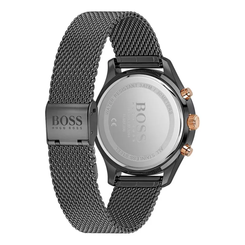 BOSS Hero vīriešu kvarca hronogrāfa pulkstenis 1513811 42 mm Nerūsējošais tērauds Zils ciparnīca