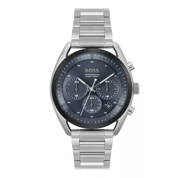 BOSS Vīriešu Skymaster Hronogrāfa Pulkstenis 1514093 44mm Nerūsējošais Tērauds Zils Ciparnīca