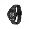 BOSS vīriešu hronogrāfa kvarca pulkstenis Velocity 42mm zils ciparnīca nerūsējošā tērauda siets 1514035