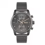 BOSS Vīriešu Pulkstenis 1513837 Skymaster Hronogrāfs Zils Ciparnīca Nerūsējošais Tērauds 44mm