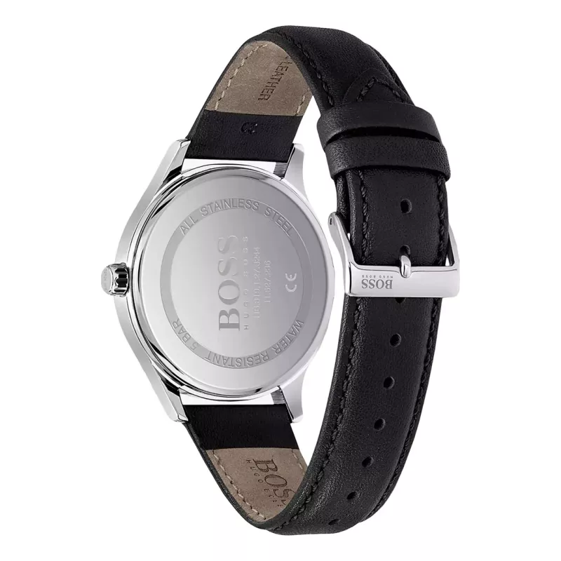 BOSS Vīriešu Pulkstenis 1513893 41mm Nerūsējošais Tērauds Zils Ciparnīca Hronogrāfs