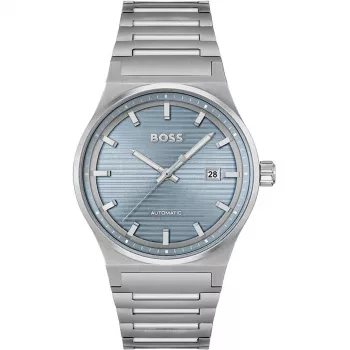 BOSS vīriešu pulkstenis 1514118 41mm Nerūsējošais tērauds Zils ciparnīca Hronogrāfs