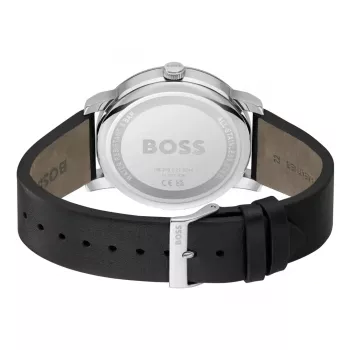 BOSS Vīriešu Pulkstenis 1514125 Velocity Kvarca Hronogrāfs 44 mm Zils Ciparnīca Brūna Ādas Siksniņa