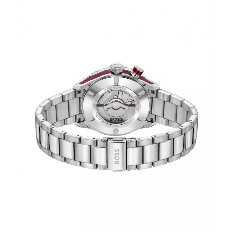 BOSS vīriešu pulkstenis 1514179 42mm nerūsējošais tērauds zils ciparnīca hronogrāfs