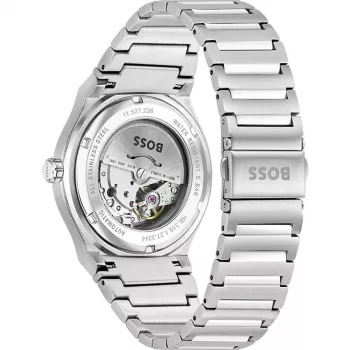BOSS Vīriešu Pulkstenis 1514186 41mm Nerūsējošais Tērauds Zils Ciparnīca Hronogrāfs