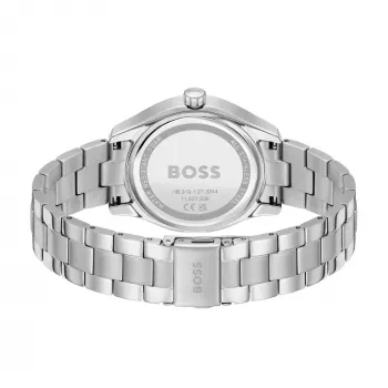 BOSS Peak Unisex Quartz Pulkstenis 38mm Nerūsējošais Tērauds Melns Ciparnīca