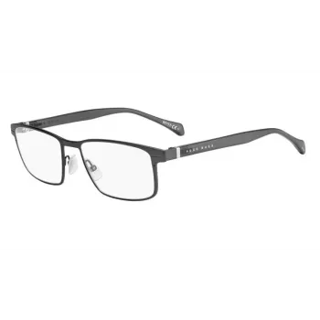 BOSS Saulesbrilles BOSS1119ITSR8 Vīriešu Taisnstūra Acetāta Rāmis UV400 Pelēkas Lēcas 56/18/140 mm