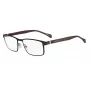 BOSS Saulesbrilles BOSS1119ITSYZ Vīriešu Taisnstūra Acetāta Pilns Rāmis Melns Rāmis Pelēkas Lēcas 56/18/140 mm UV400