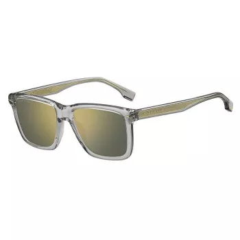 BOSS Saulesbrilles BOSS1317SKB7C Vīriešu Kvadrātveida Havana Acetāta Rāmis Brūnas Lēcas UV400