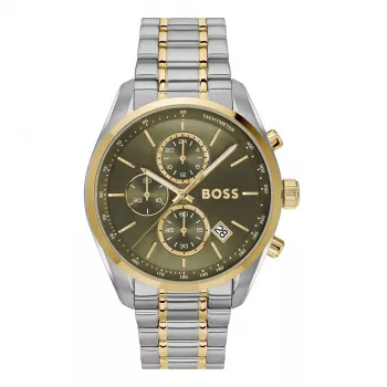 BOSS Velocity Vīriešu Kvarca Hronogrāfa Pulkstenis 1514227 44mm Melns Silikons