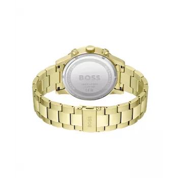 BOSS Watch Man 1513923 (46mm) - Zils ciparnīca, nerūsējošā tērauda hronogrāfs