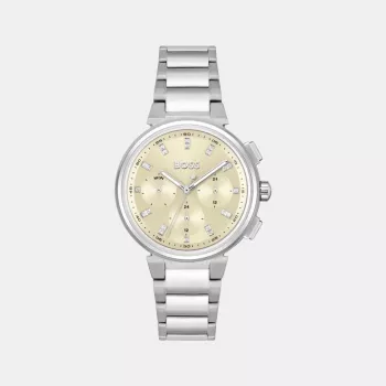 BOSS Sieviešu 1502676 Kvarca Pulkstenis 37mm Nerūsējošais Tērauds Sudrabs/Rozes Zelts