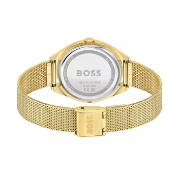 BOSS Sieviešu Purity kvarca pulkstenis 1502669 37mm Sudraba nerūsējošā tērauda siets