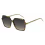 BOSS Sieviešu saulesbrilles BOSS1524SHJV Kvadrātveida Havana Acetāta Rāmis Pelēks Gradienta Lēcas 57mm