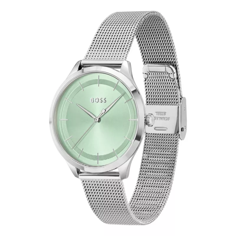 BOSS Sieviešu Pulkstenis 1502636 36mm Sudraba Nerūsējošais Tērauds Kvarcs