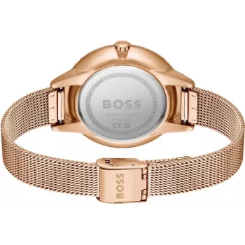 BOSS Sieviešu pulkstenis 1502663 40mm Sudraba Nerūsējošais tērauds Kvarca analogs