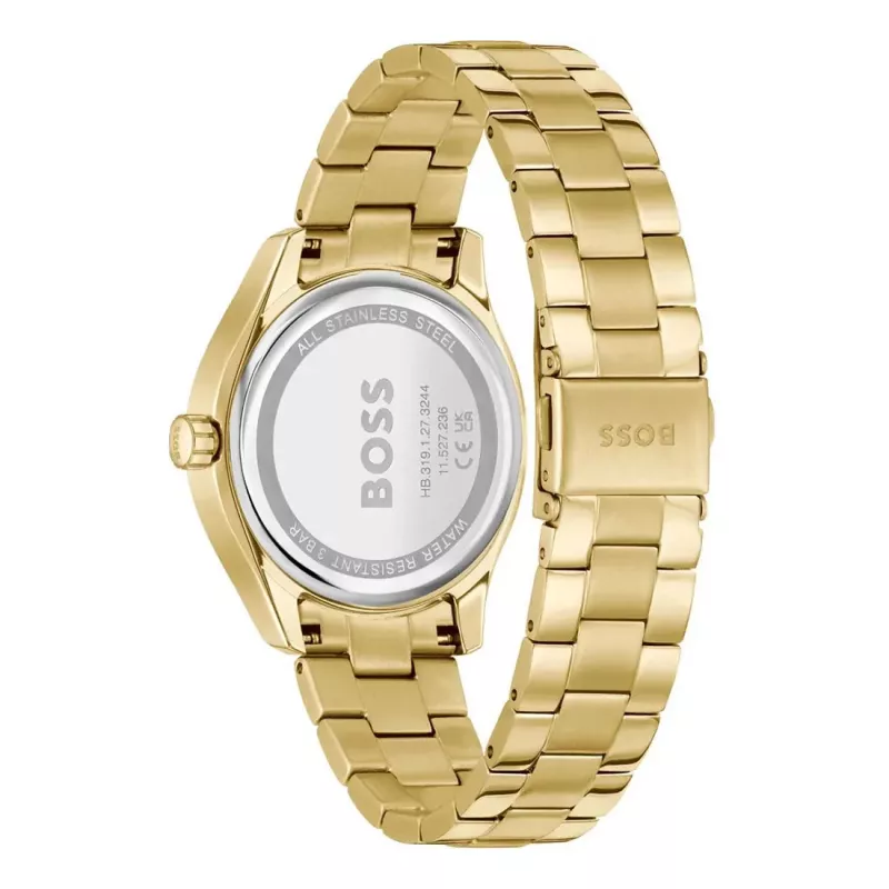 BOSS Sieviešu Pulkstenis 1502745 38mm Roza Zelts Nerūsējošais Tērauds