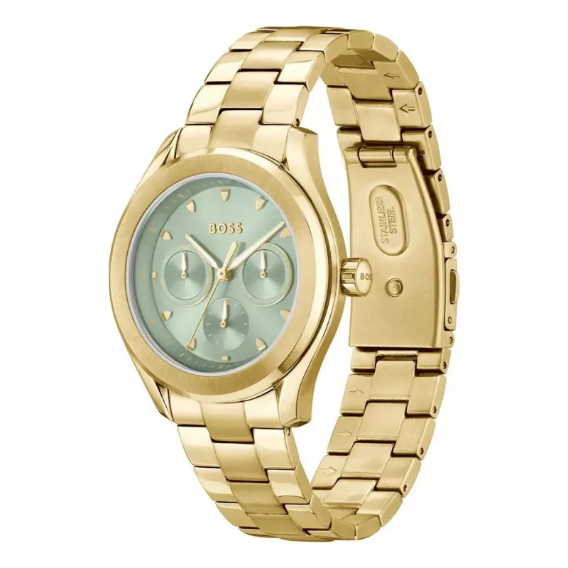 BOSS Sieviešu Pulkstenis 1502745 38mm Roza Zelts Nerūsējošais Tērauds