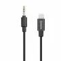 BOYA BY-K1 3,5 mm TRRS vīrišķais uz Lightning vīrišķo audio adaptera kabelis (20 cm, melns)