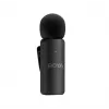 BOYA BY-V4 bezvadu mikrofonu sistēma 2.4GHz ar 4 raidītājiem un 1 uztvērēju (3.5mm savienotājs) Melna