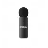 BOYA BY-V4 bezvadu mikrofonu sistēma 2.4GHz ar 4 raidītājiem un 1 uztvērēju (3.5mm savienotājs) Melna