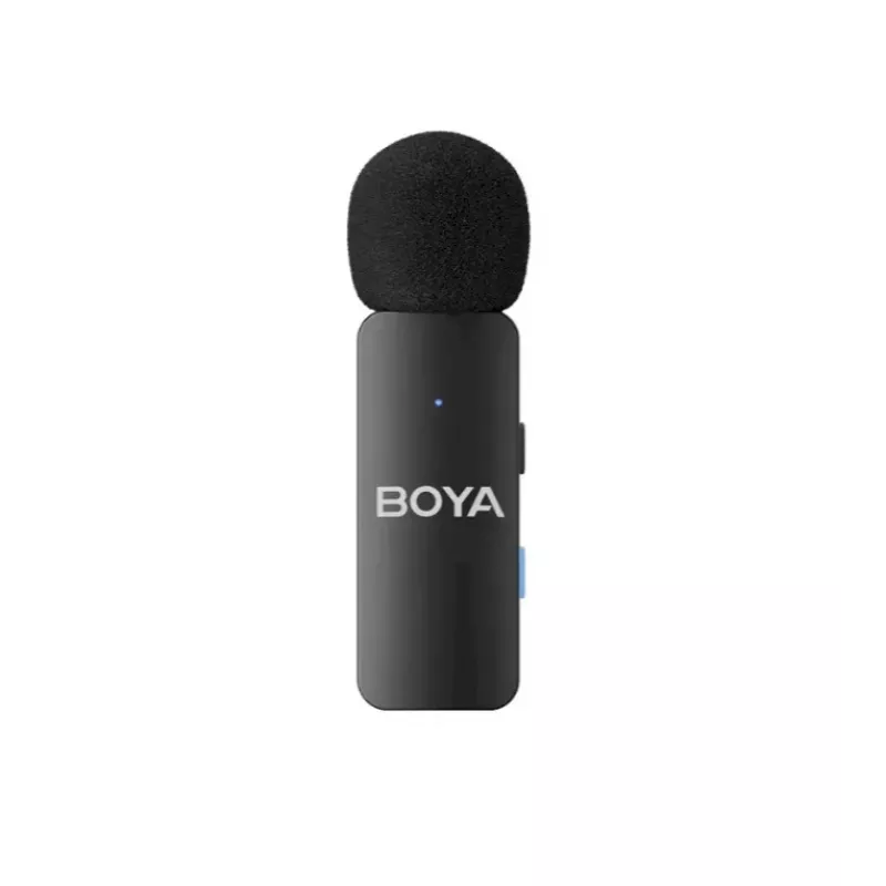 BOYA BY-V4 bezvadu mikrofonu sistēma 2.4GHz ar 4 raidītājiem un 1 uztvērēju (3.5mm savienotājs) Melna