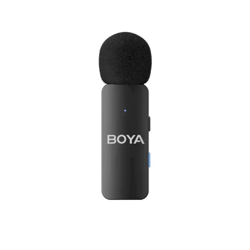 BOYA BY-V4D bezvadu mikrofonu sistēma ar 4 raidītājiem un 1 Lightning uztvērēju (melna)