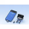 BOYA Mini 2-01 Bezvadu mikrofona sistēma 2.4GHz ar 2 raidītājiem un 2 uztvērējiem (USB-C un Lightning) Melna