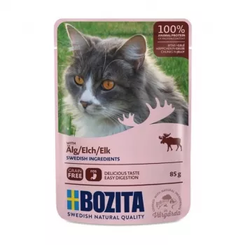 Bozita 3633 Wet Cat Food Chunks in Jelly Chicken 85g