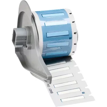 BRADY PermaSleeve Termosarūkošās vadu marķēšanas uzmavas, baltas, 3:1, 16-10 AWG, 50.8 mm garas, 160 uzmavas kasetnē