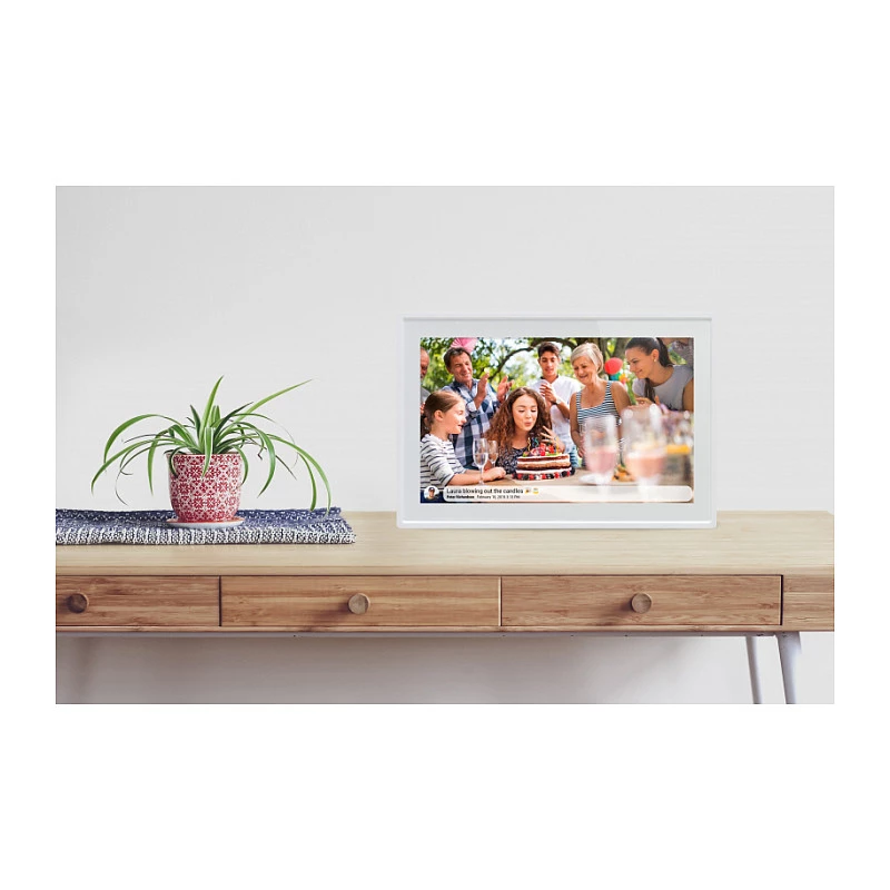 Braun DigiFrame 1019 WiFi 25.7cm (10.1 inch) Balts digitālais foto rāmis