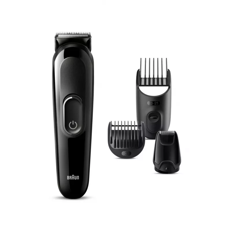 Braun MGK 3420 daudzfunkcionāls 6-in-1 matu un bārdas trimmeris sejai, matiem, degunam un ausīm