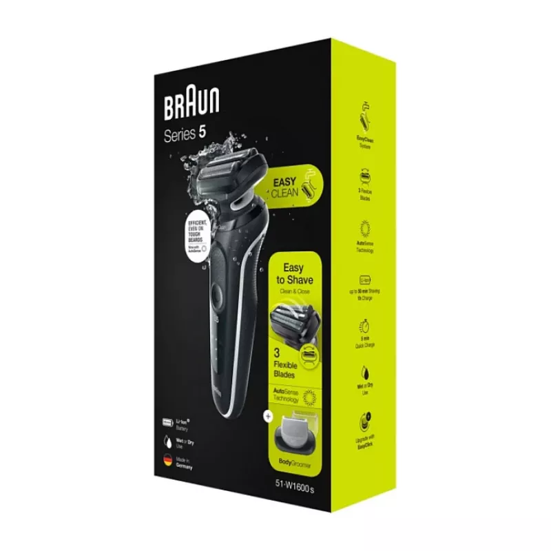 Braun Oral-B iO5 Series 51-W1600S Elektriskā Zobu Birste, Melna, 5 Režīmi, Bluetooth