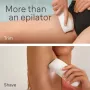 Braun Silk-épil 5-041 Sausais epilators ar 28 MicroGrip pincetēm, SensoSmart, Smartlight, Balts/Rozā