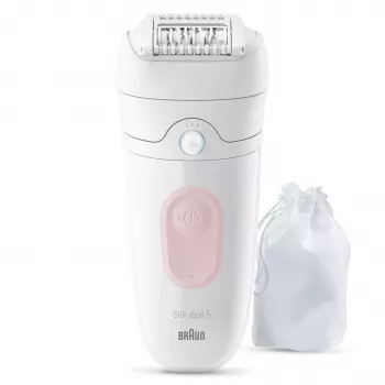 Braun Silk-epil 5 SE5-011 Epilators Balts/Rozā