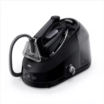 BRAUN Tvaika ģenerators IS5249BK - 2400 W, 7,5 bāri, 2 L tvertne, melns/pelēks