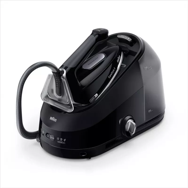 BRAUN Tvaika ģenerators IS5249BK - 2400 W, 7,5 bāri, 2 L tvertne, melns/pelēks
