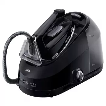 BRAUN Tvaika ģenerators IS5249BK - 2400 W, 7,5 bāri, 2 L tvertne, melns/pelēks