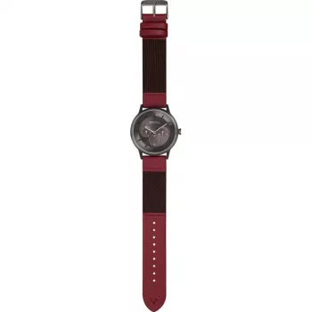 Breil vīriešu pulkstenis TW1737 35mm nerūsējošais tērauds kvarca analogs melns ciparnīca sudraba aproce