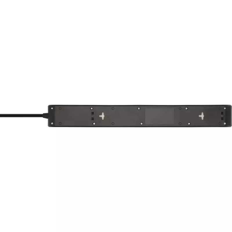BRENNENSTUHL 6-vietīgs pagarinātājs ar 1x USB-C, 1x USB-A, pārsprieguma aizsardzība 13 500 A, 2 m kabelis, melns/antracīts