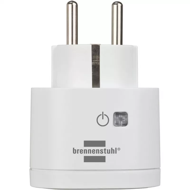 Brennenstuhl Connect WiFi Smart Plug WA 3600 XS02, White, Voice Control, Timer, App