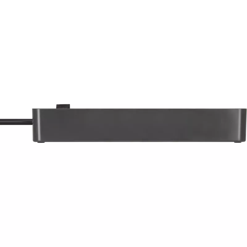 Brennenstuhl Ecolor 4-vietīgs pagarinātājs ar 2x USB-C, 1x USB-A, 1,5m kabeli, drošības slēdzi, melns/antracīts