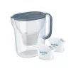 Brita Style Essential+ ūdens filtra krūze ar 2 MaxtraPro PP kasetnēm (2,4 L, tumši zila)