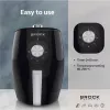 Brock AFM 3501 BK gaisa friteris 3,5L 1300-1500W melns digitālais groza friteris