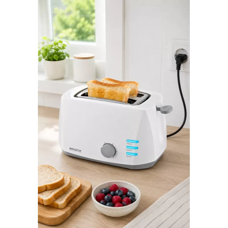 Brock BT 1002 WH maizes grauzdētājs 800W, balts
