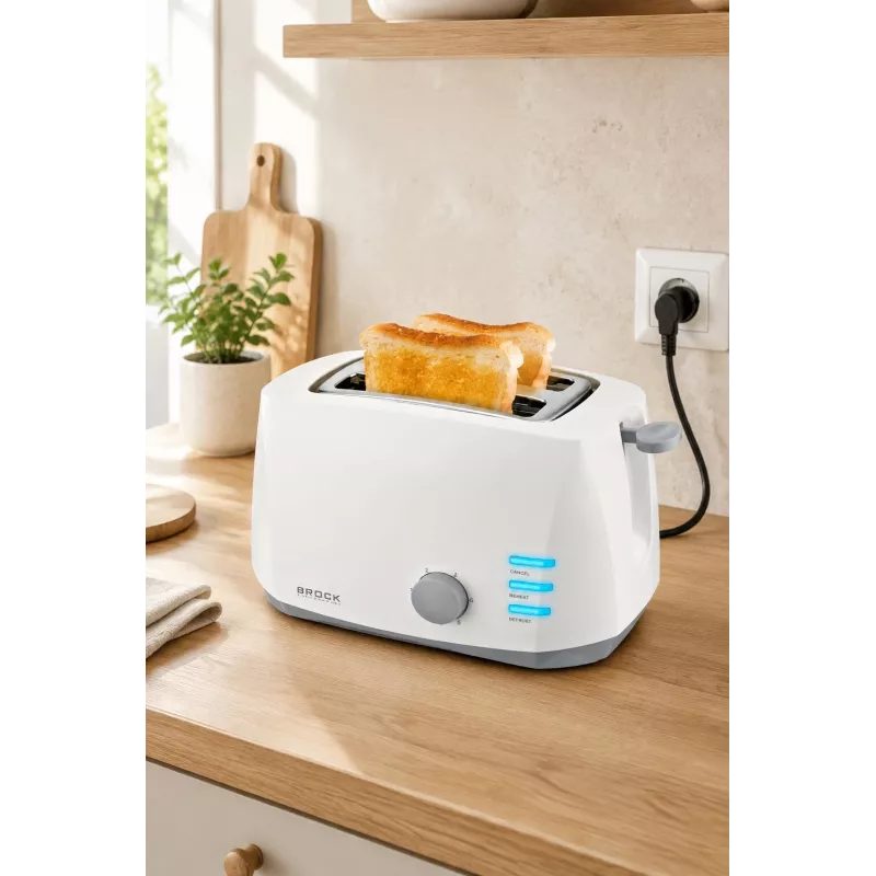 Brock BT 1002 WH maizes grauzdētājs 800W, balts