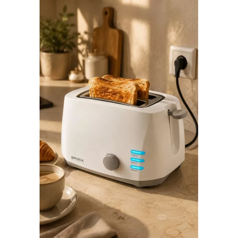 Brock BT 1002 WH maizes grauzdētājs 800W, balts
