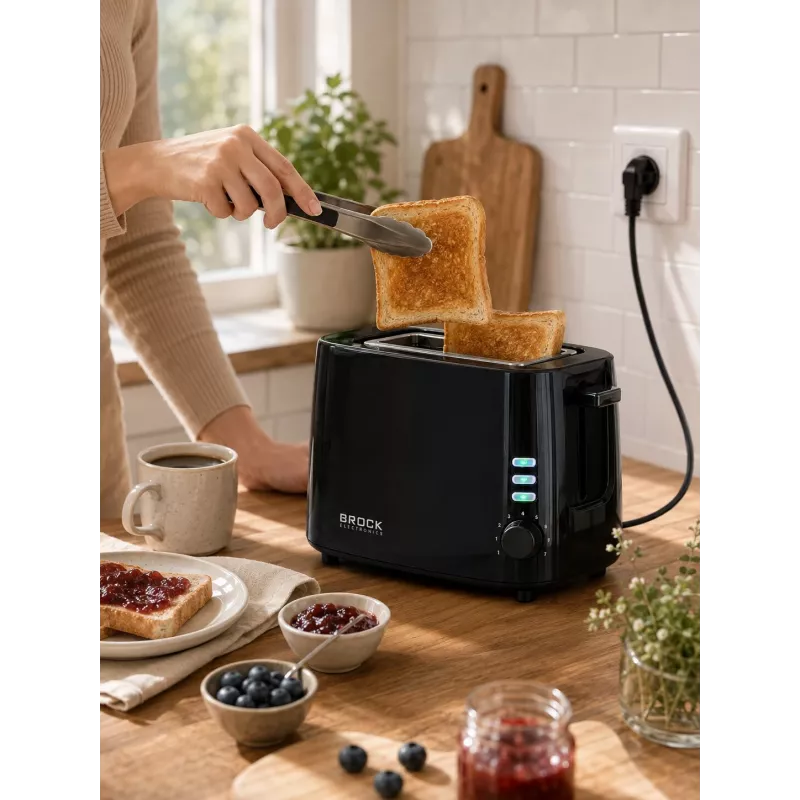 Brock BT 1005 BK tosteris 800W, melns