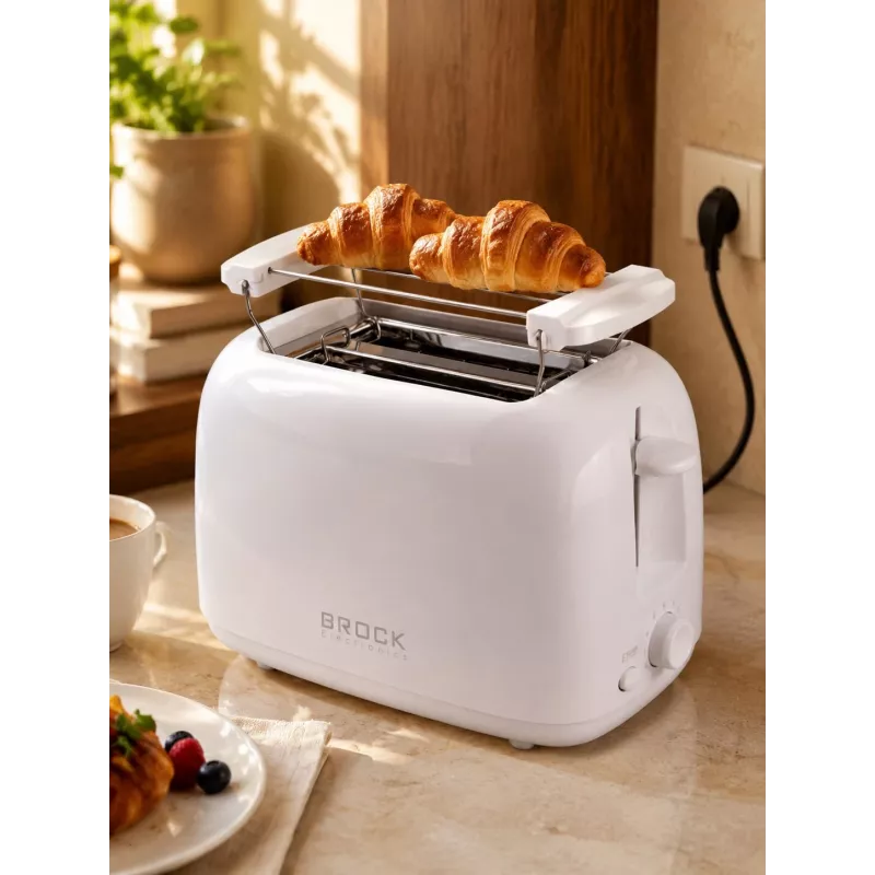 Brock BT 1008 WH 2 šķēļu tosters 750W balts